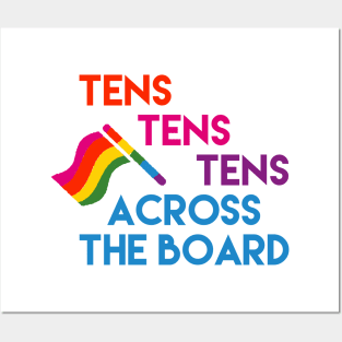 Tens Tens Tens across the board Posters and Art